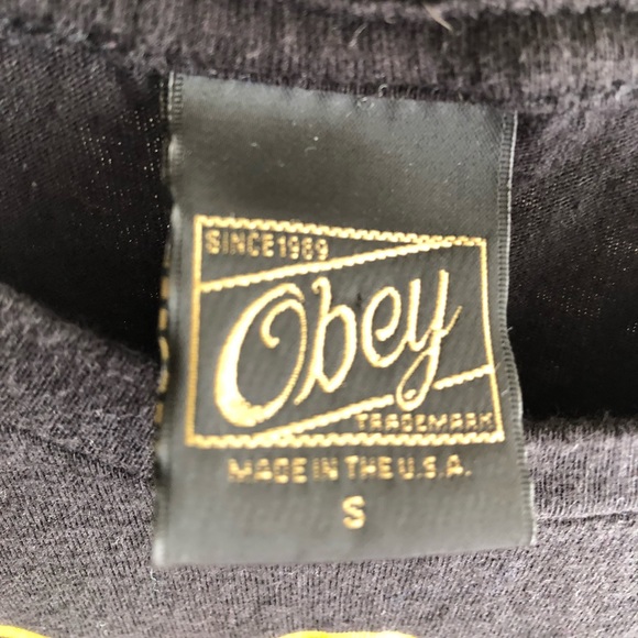 Obey T-shirt baseball print - Picture 3 of 4